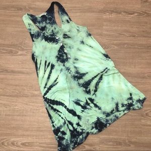 Tie-dye swing dress